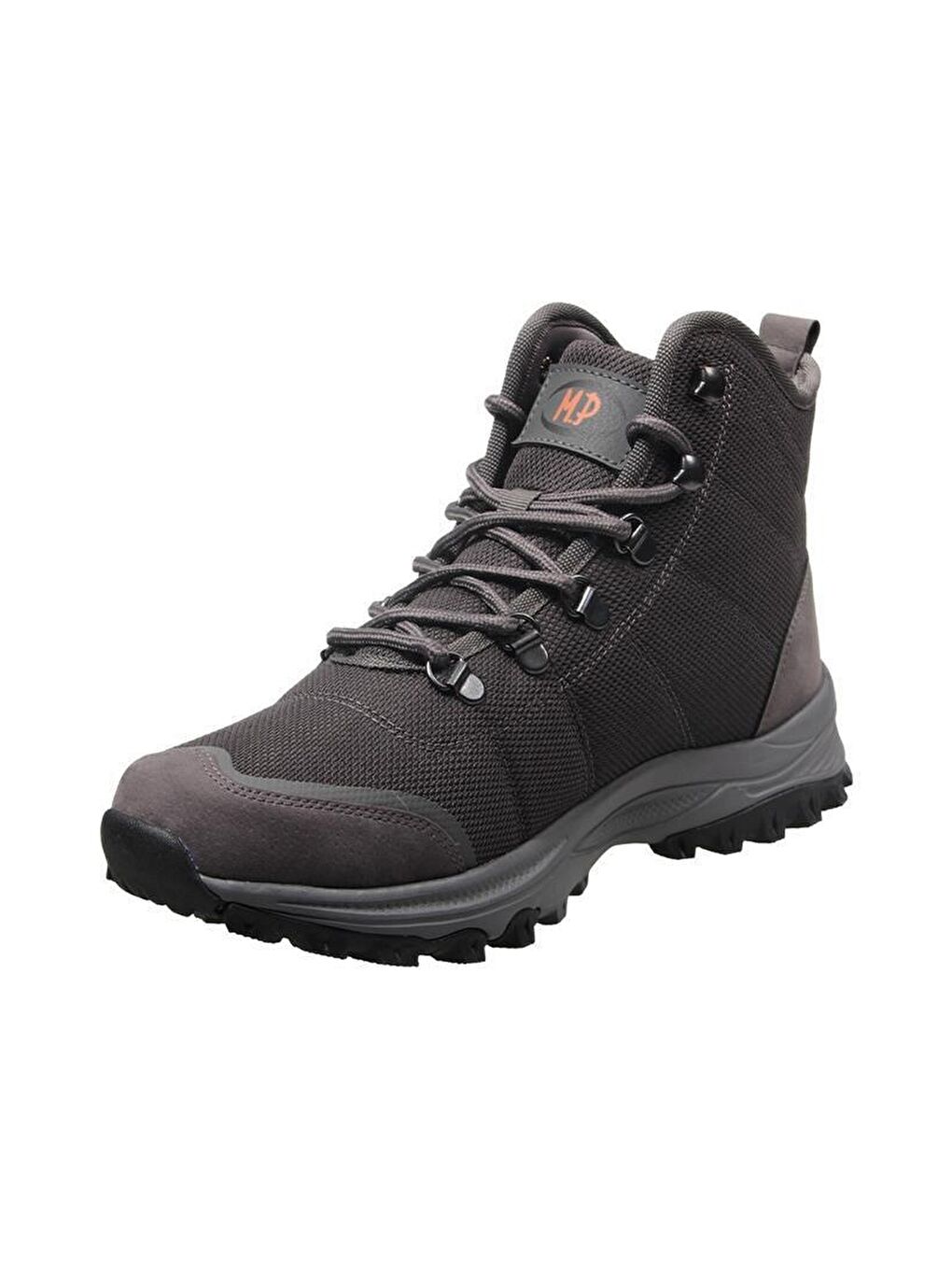 Gri Erkek Füme Trekking Ayakkabı-2