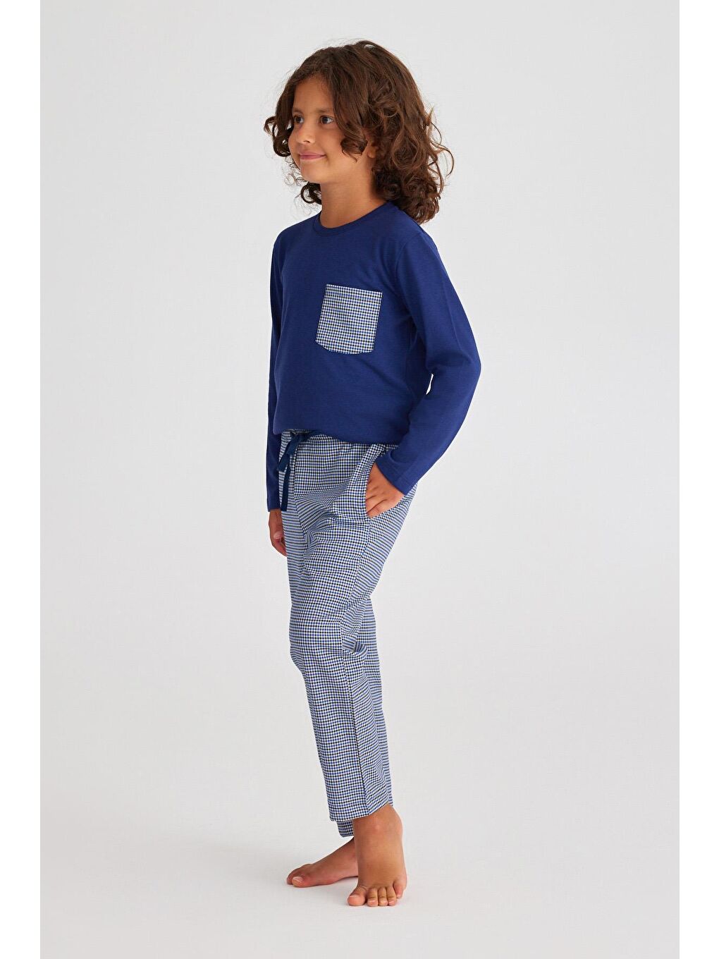 Sweet Dream Erkek Çocuk Pijama Üst Lacivert-1