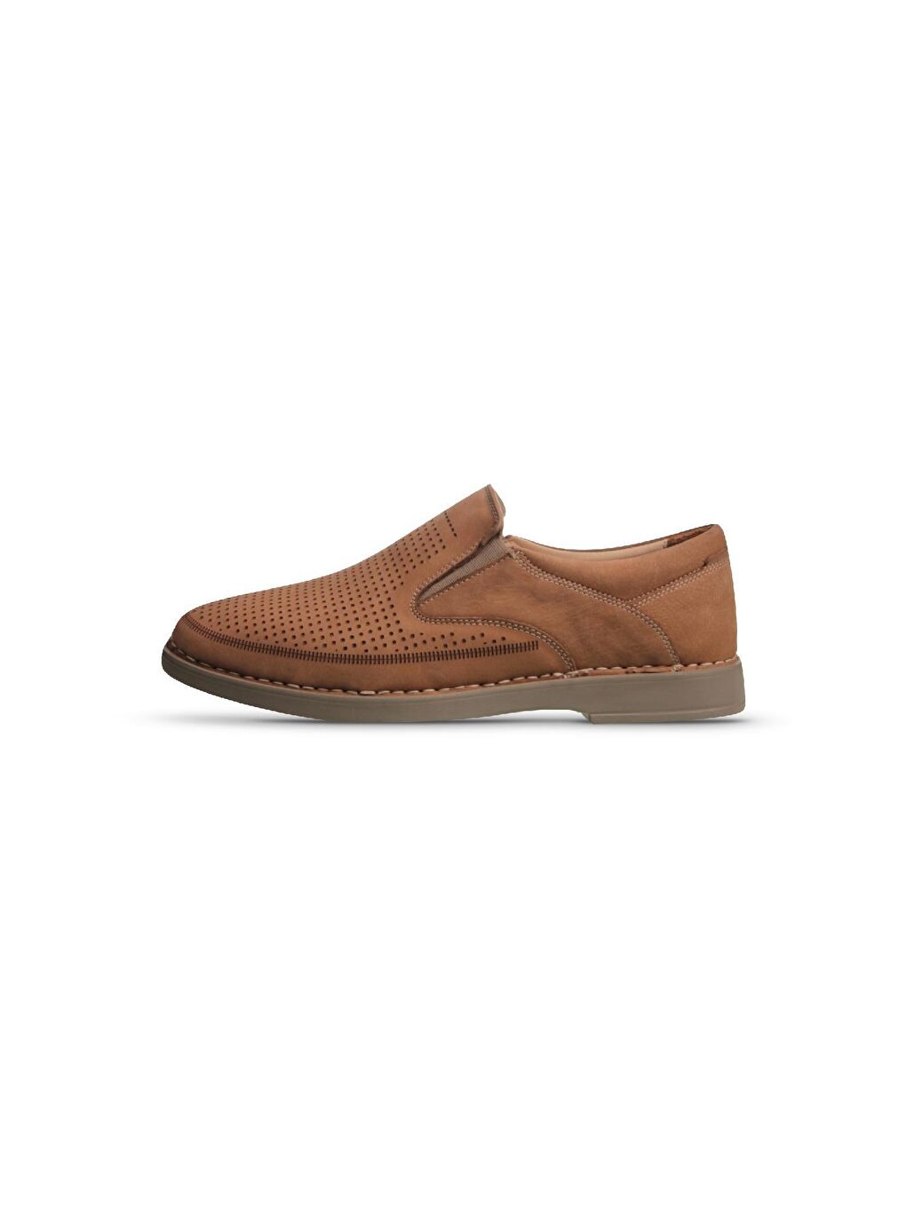 M.P Bej Erkek Slip-On BEJ Klasik Ayakkabı - 1