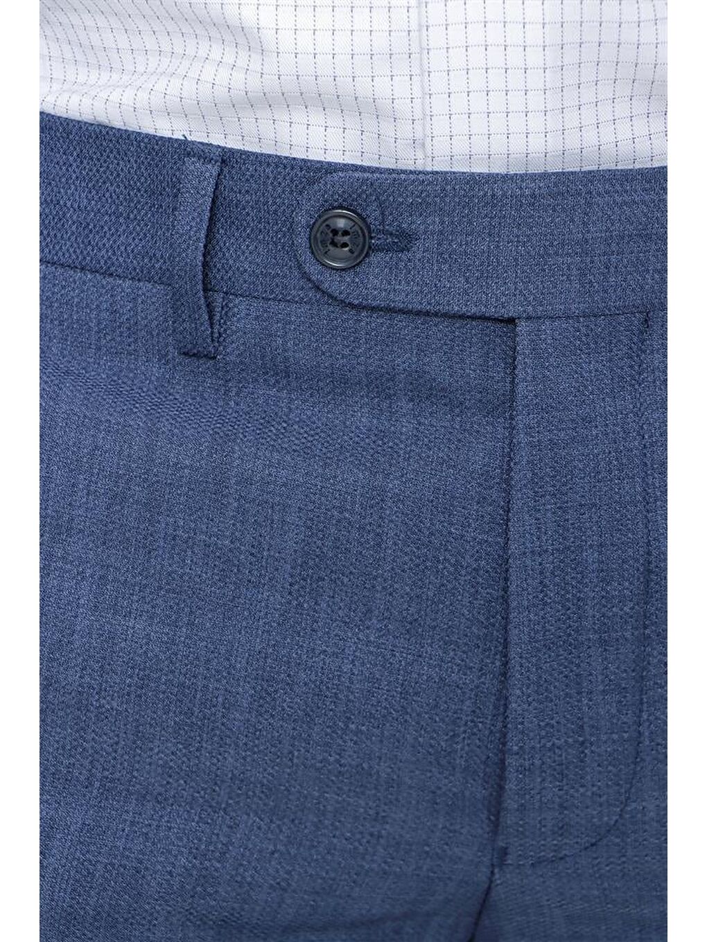 Koyu Mavi Yandan Cepli Classic Comfort Fit Erkek Pantolon 1003225155-3