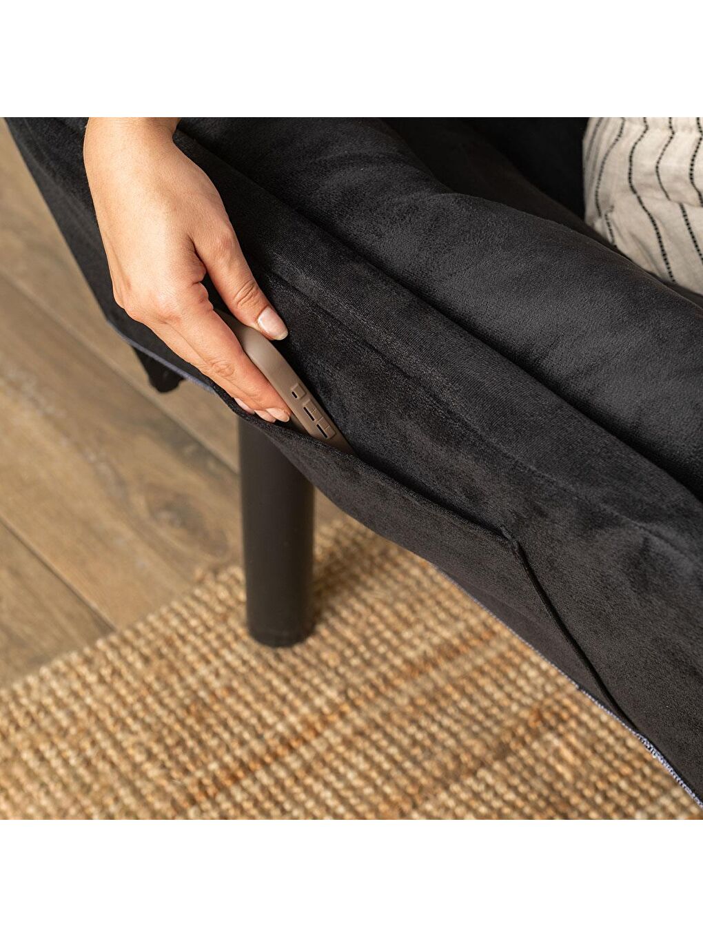 Nitta Tekli Kanepe - Siyah-7