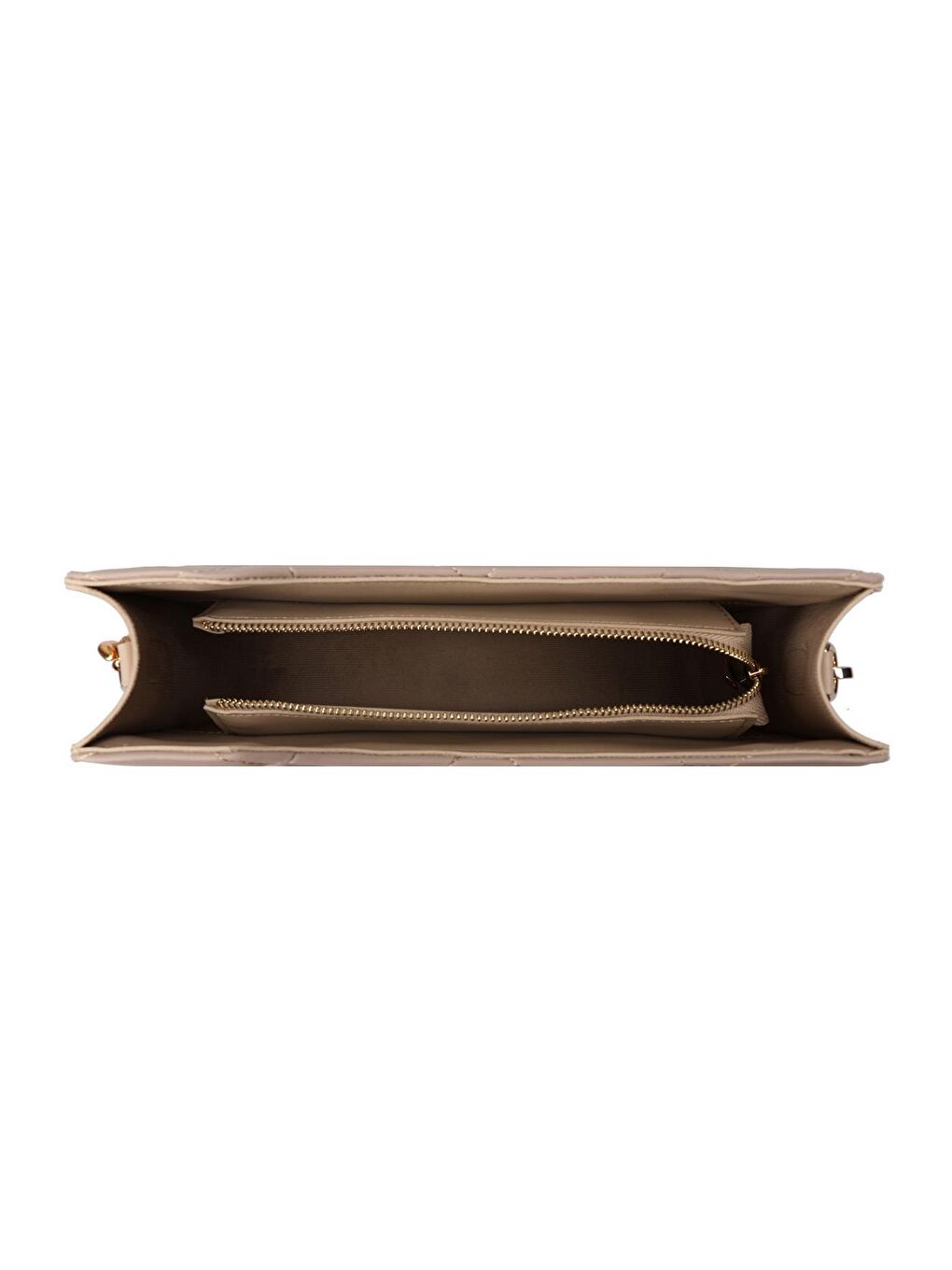 Gri Kadın Zincir Detaylı Omuz Çantası-5