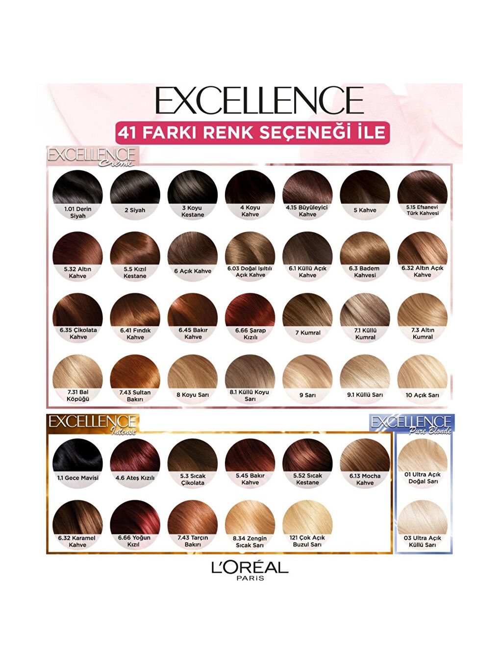 L'Oreal Paris Kahverengi Excellence Intense Saç Boyası 6.32 Karamel Kahve - 7