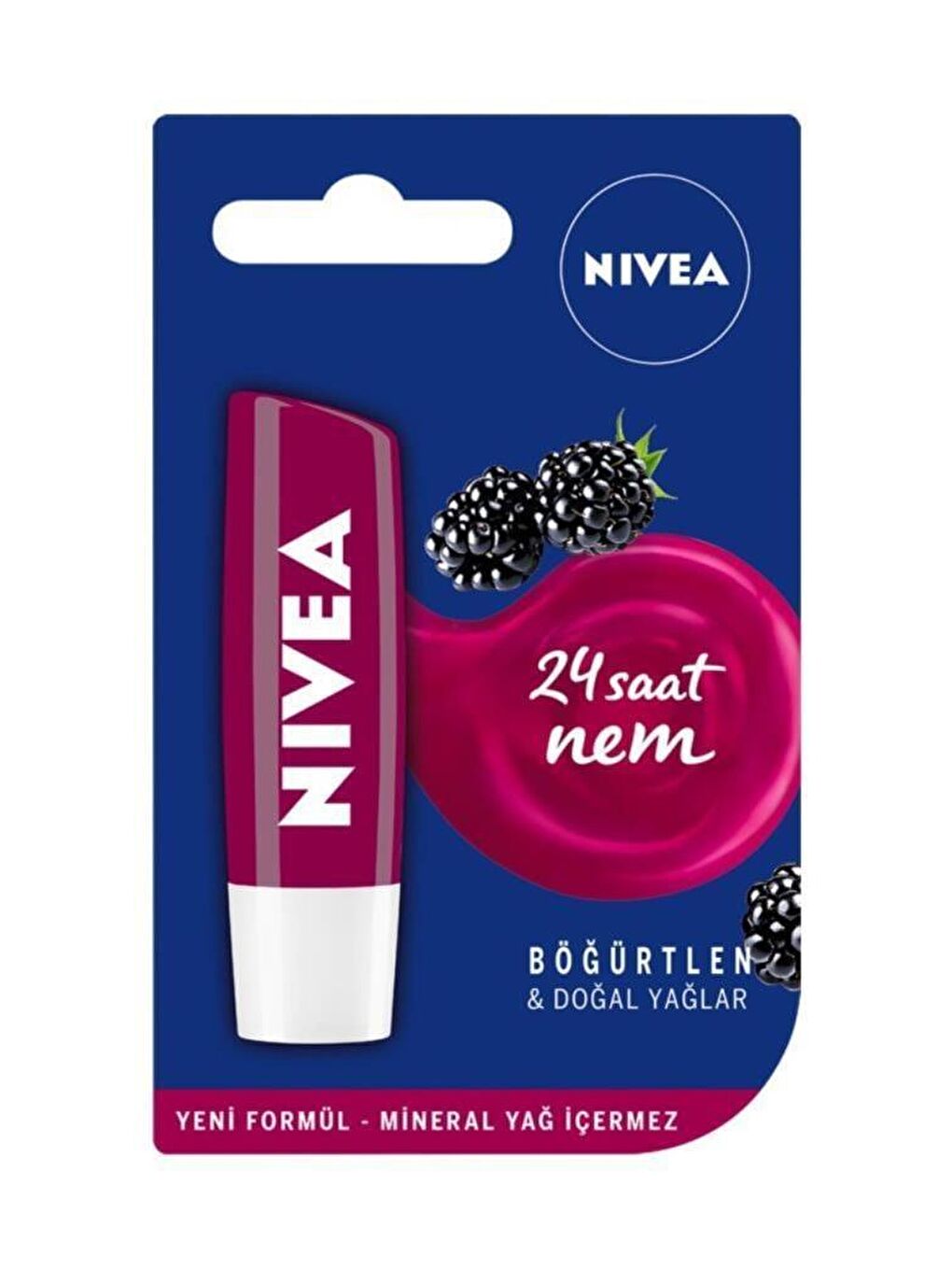 NIVEA Şeffaf Deodorant 75 ml, Yüz Yıkama Köpüğü, El Kremi, Dudak Bakım Lipstick, Bez Çanta Hediye Seti - 4