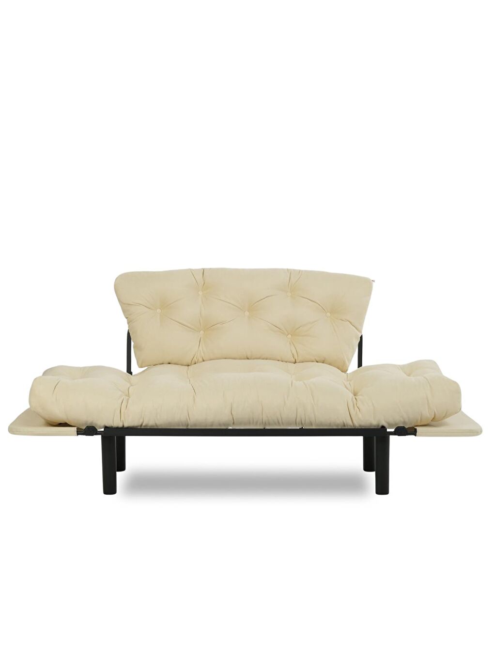 Ekru Nitta İkili Yataklı Koltuk - Krem-1