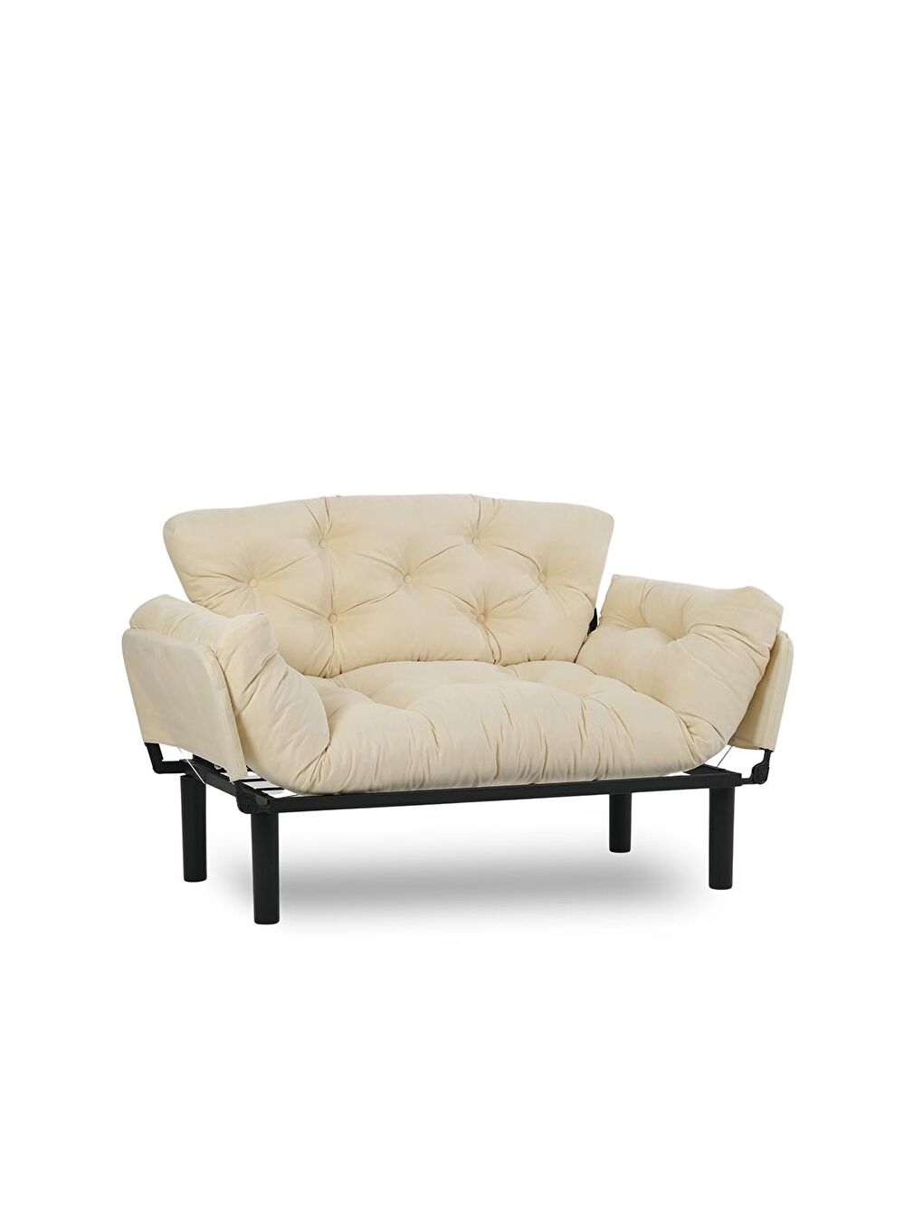 Ekru Nitta İkili Yataklı Koltuk - Krem-2