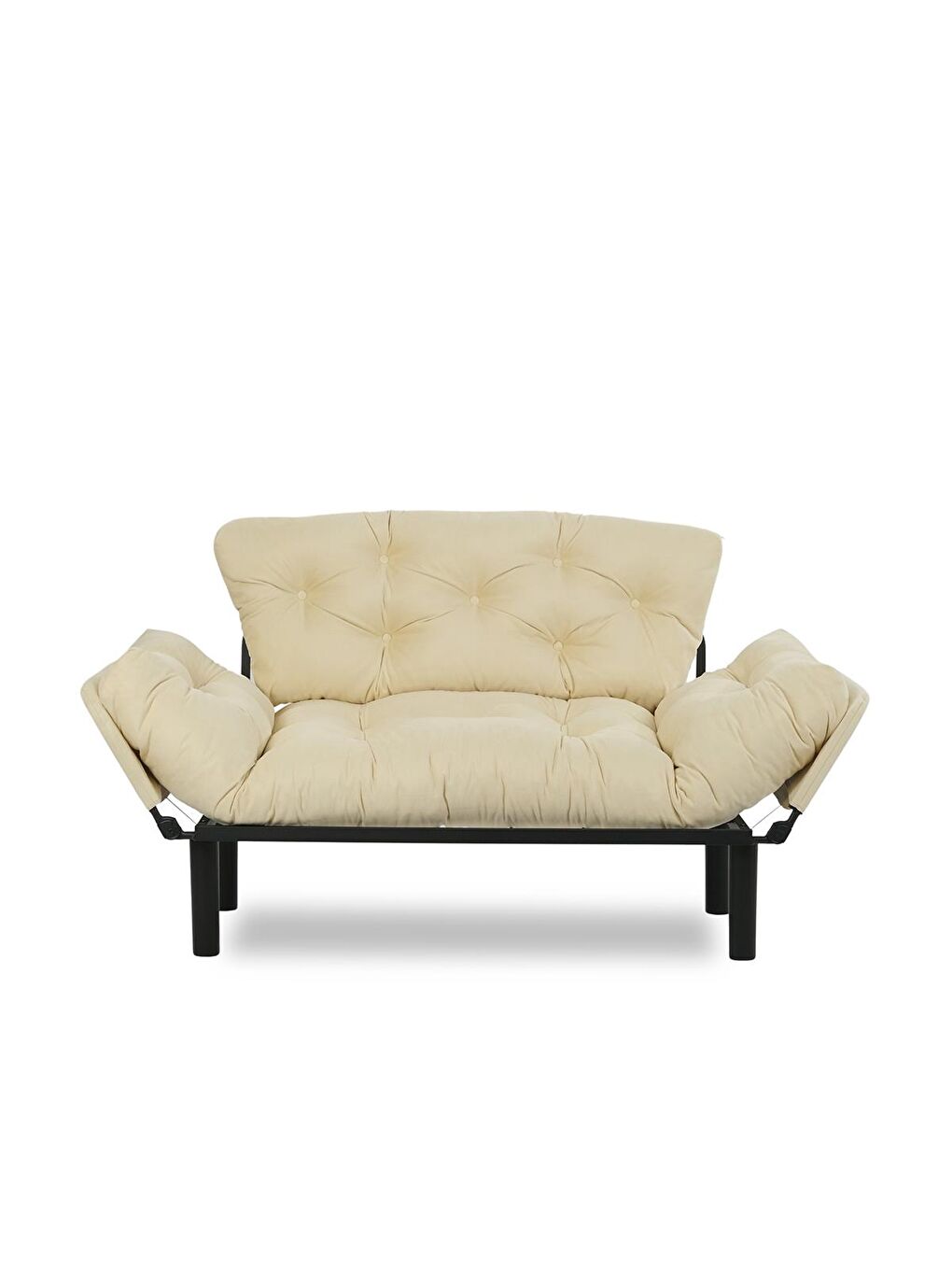 Ekru Nitta İkili Yataklı Koltuk - Krem-3