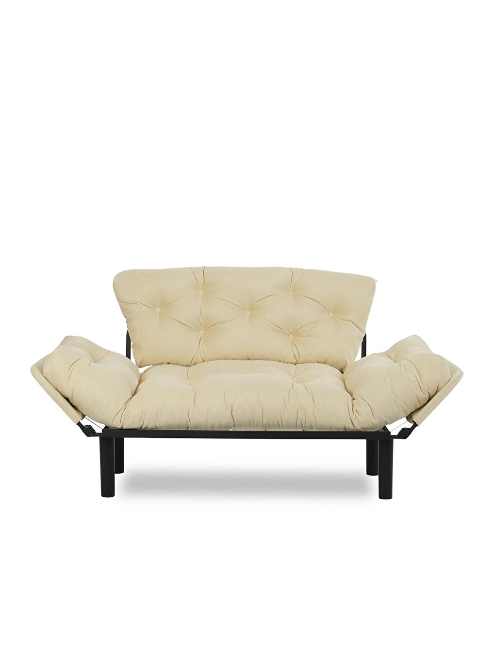 Ekru Nitta İkili Yataklı Koltuk - Krem-4