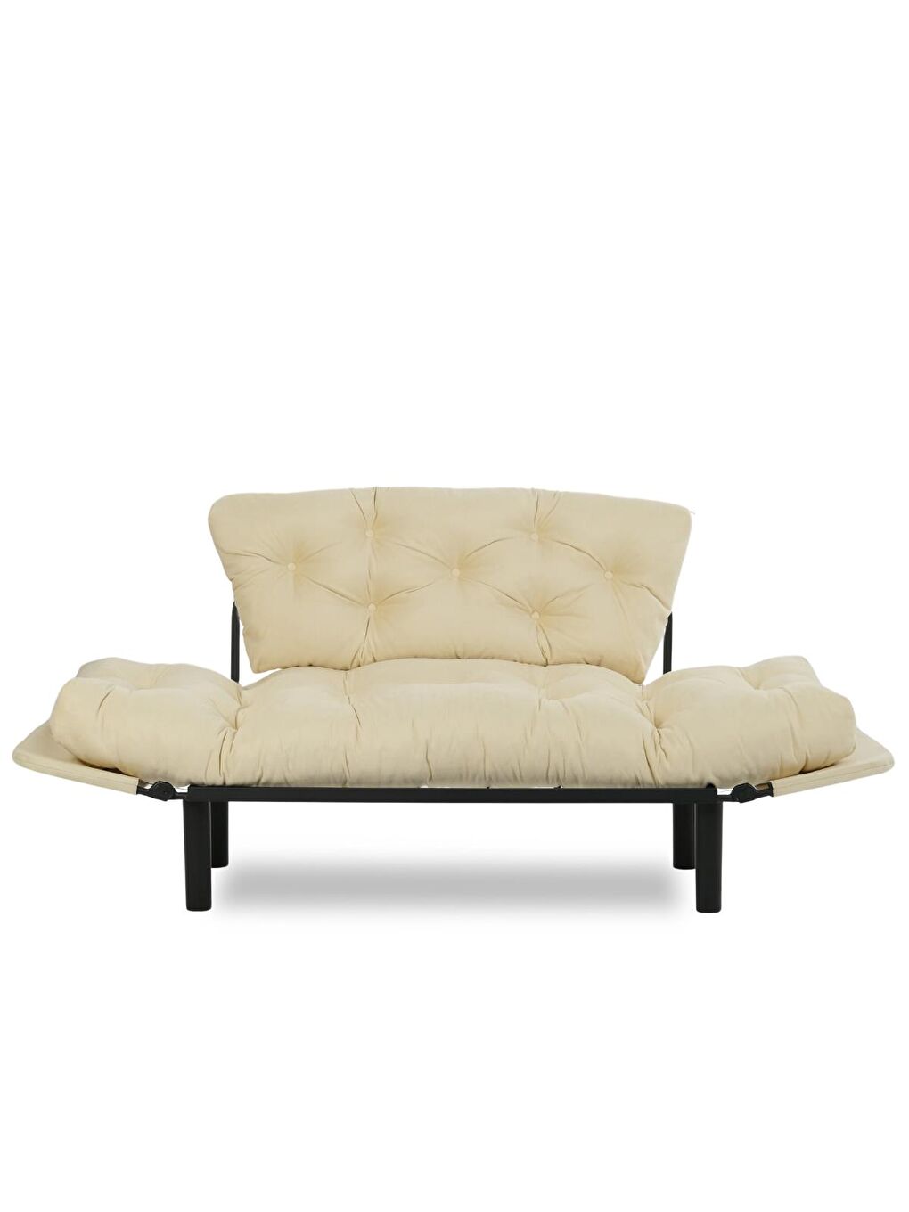 Ekru Nitta İkili Yataklı Koltuk - Krem-5