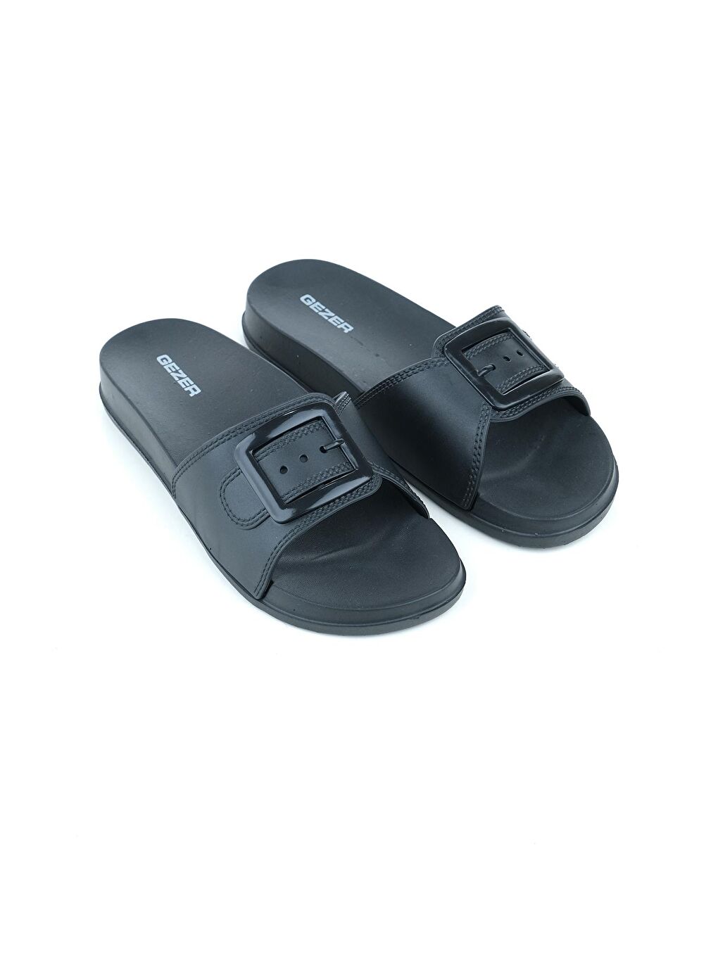 Siyah Yazlık Kadın Tek Toka Islak Zemine Uygun Terlik-1