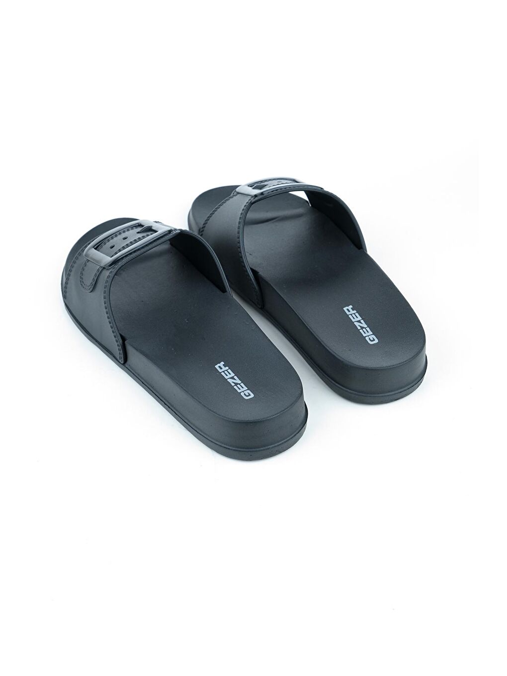 Siyah Yazlık Kadın Tek Toka Islak Zemine Uygun Terlik-3