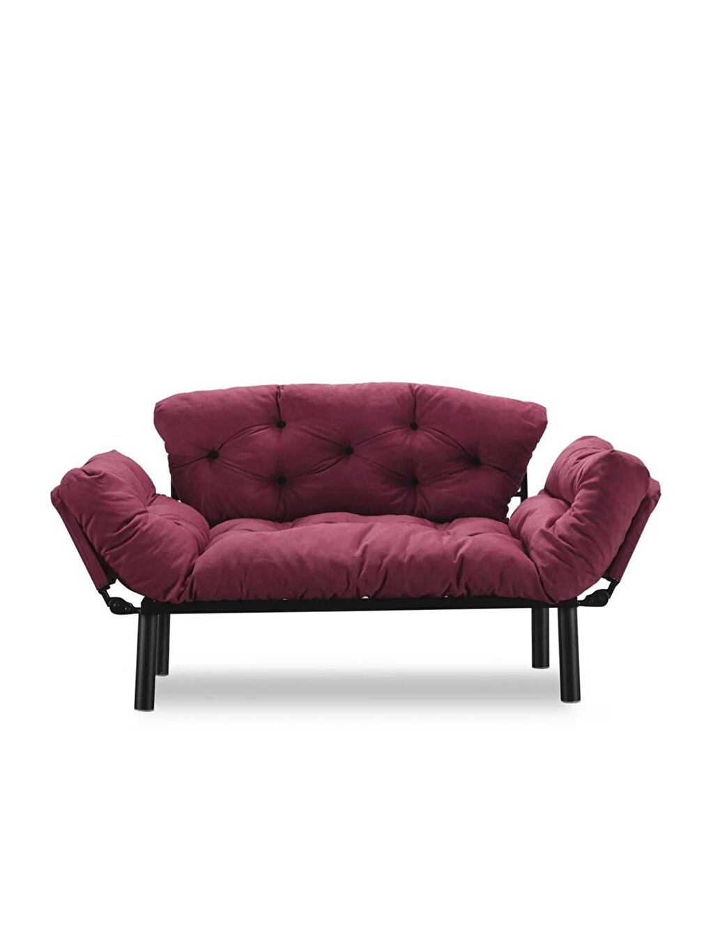 Nitta İkili Kanepe - Bordo-1