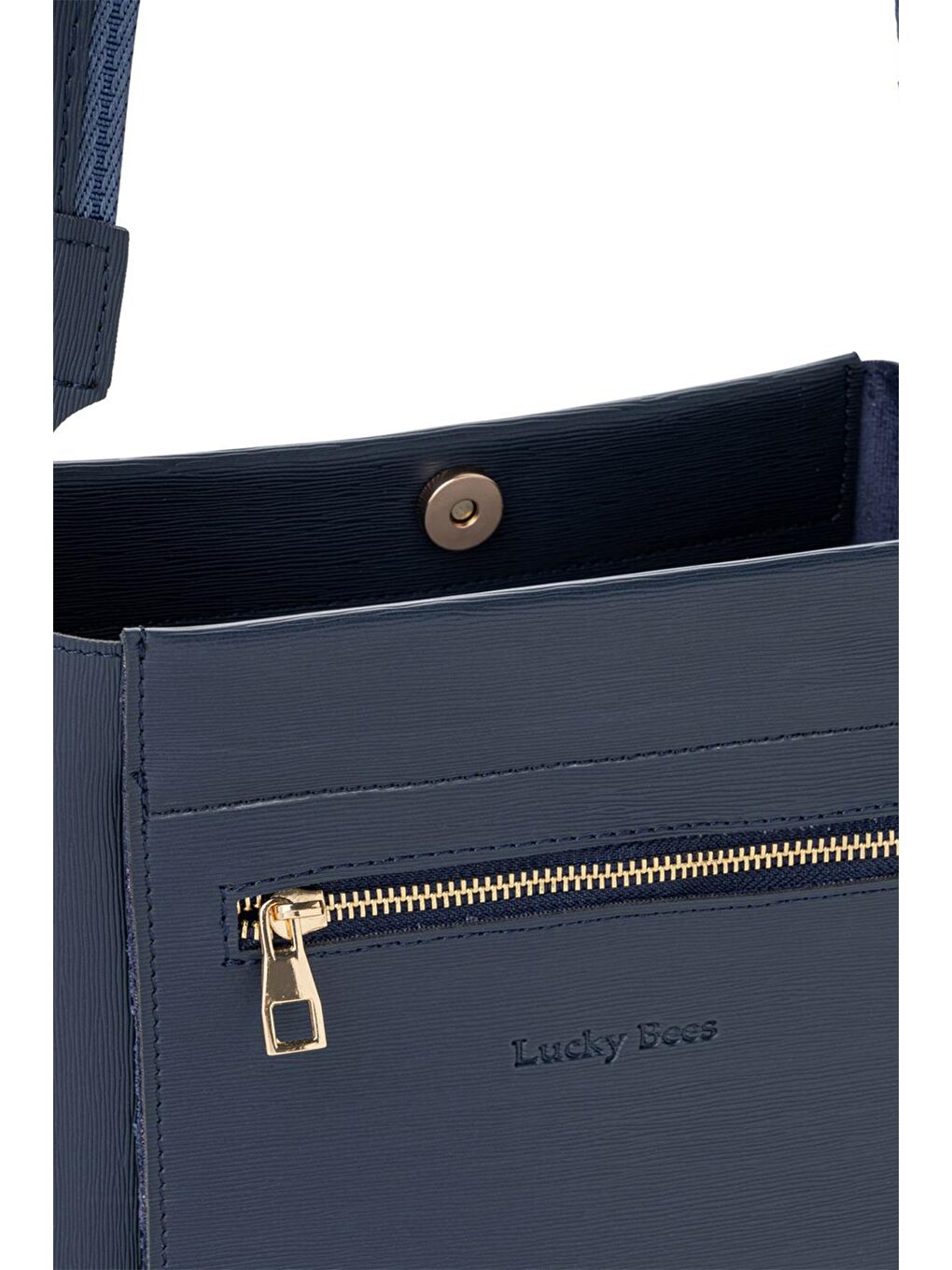 Lacivert Kadın El ve Omuz Çantası-4