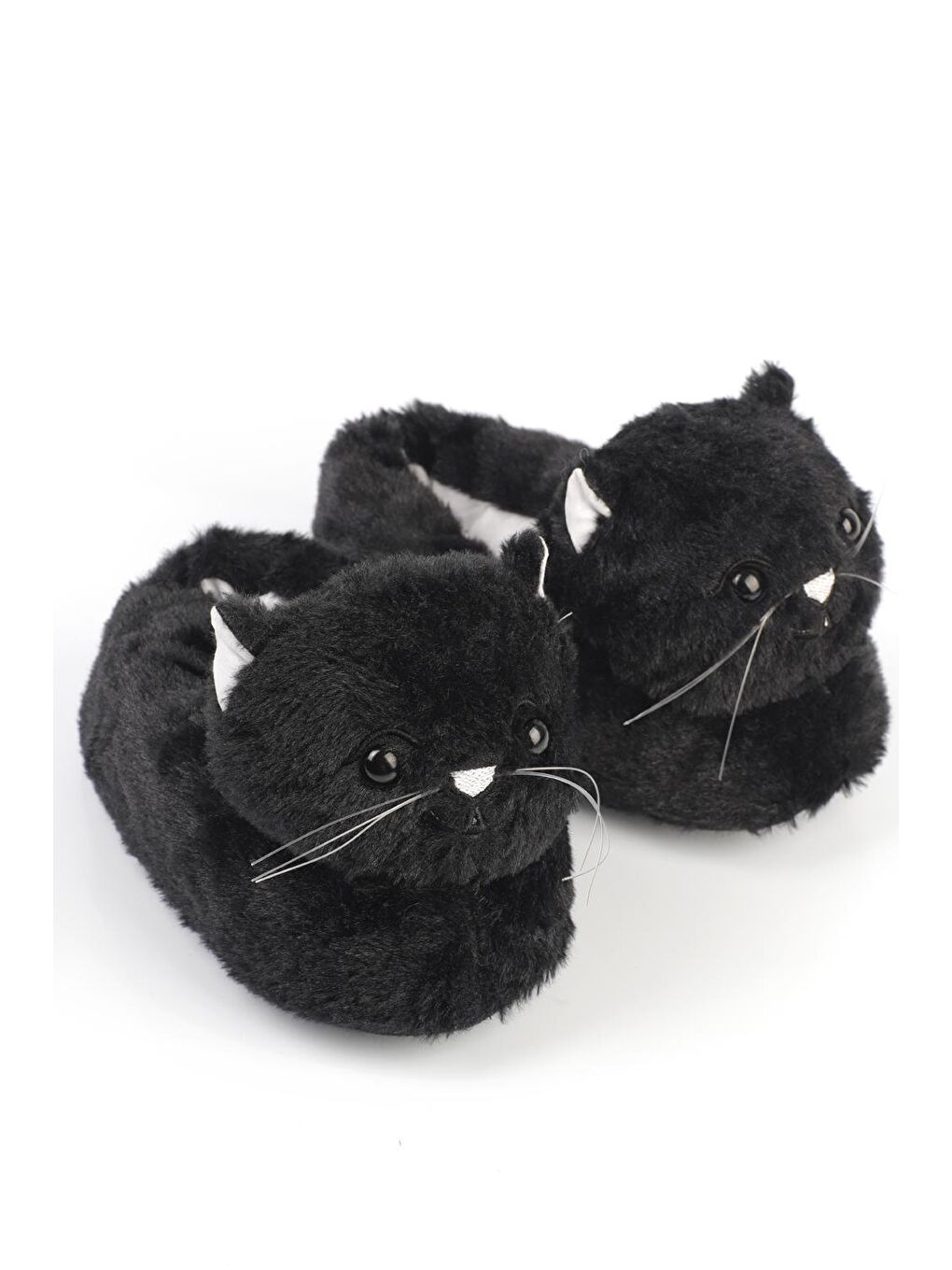 Siyah Panduf Peluş Kadın Patik-1