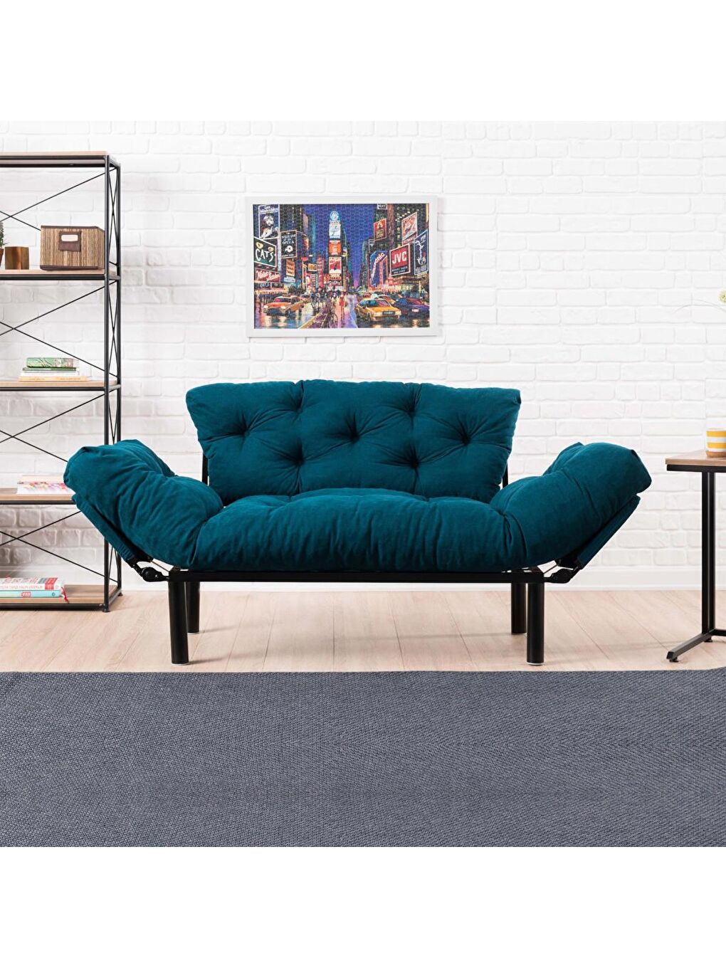 Nitta İkili Yataklı Koltuk - Petrol-6