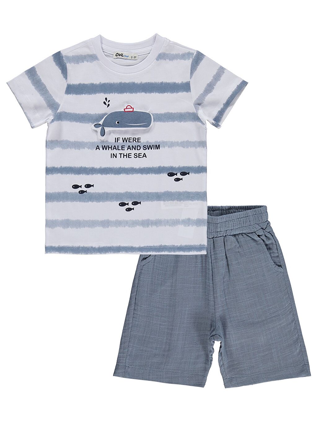 Boys Ifı Were Balina 2-5 Yaş Takım - Beyaz-1