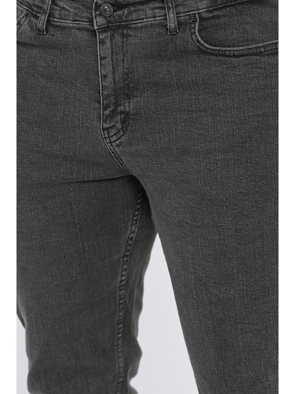 Gri Erkek Jean Pantolon-3