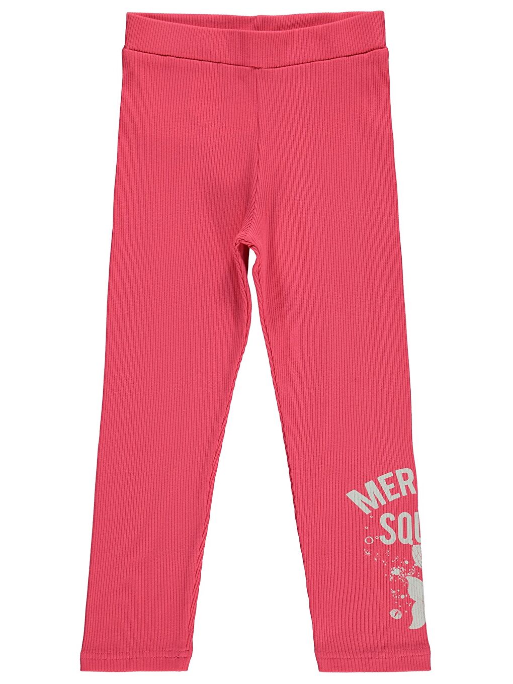 Girls Mermaid Baskılı 6-9 Yaş Tayt - Kırmızı