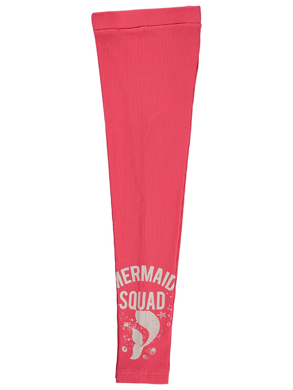 Girls Mermaid Baskılı 6-9 Yaş Tayt - Kırmızı-2