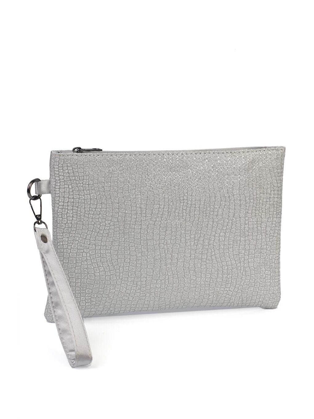 Capone Outfitters Gümüş Paris Kadın Clutch Çanta