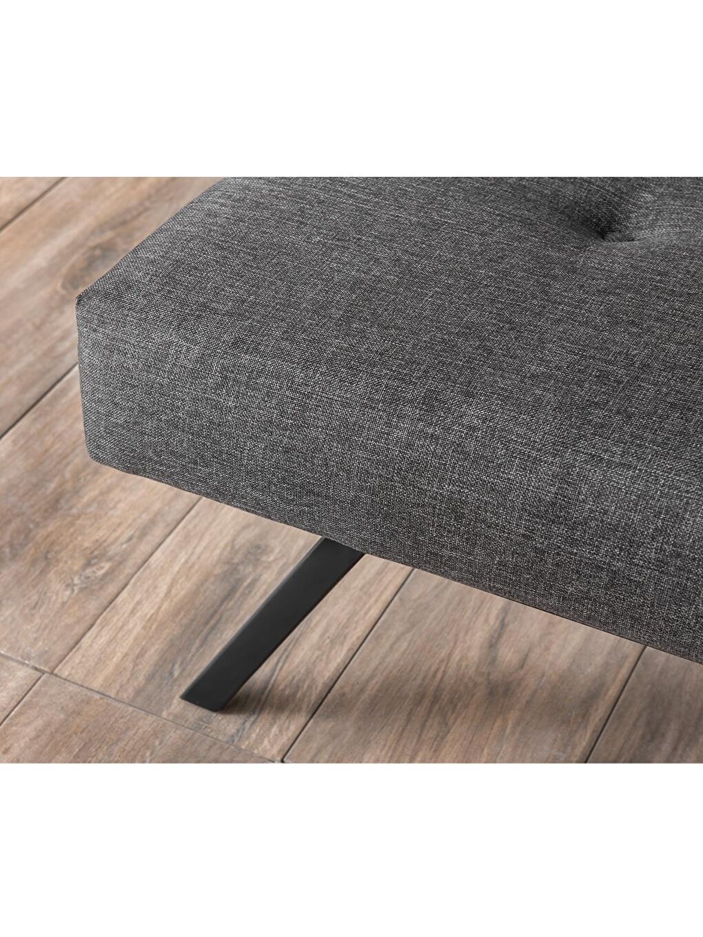 Zola Üçlü Yataklı Koltuk - Koyu Gri Keten-4