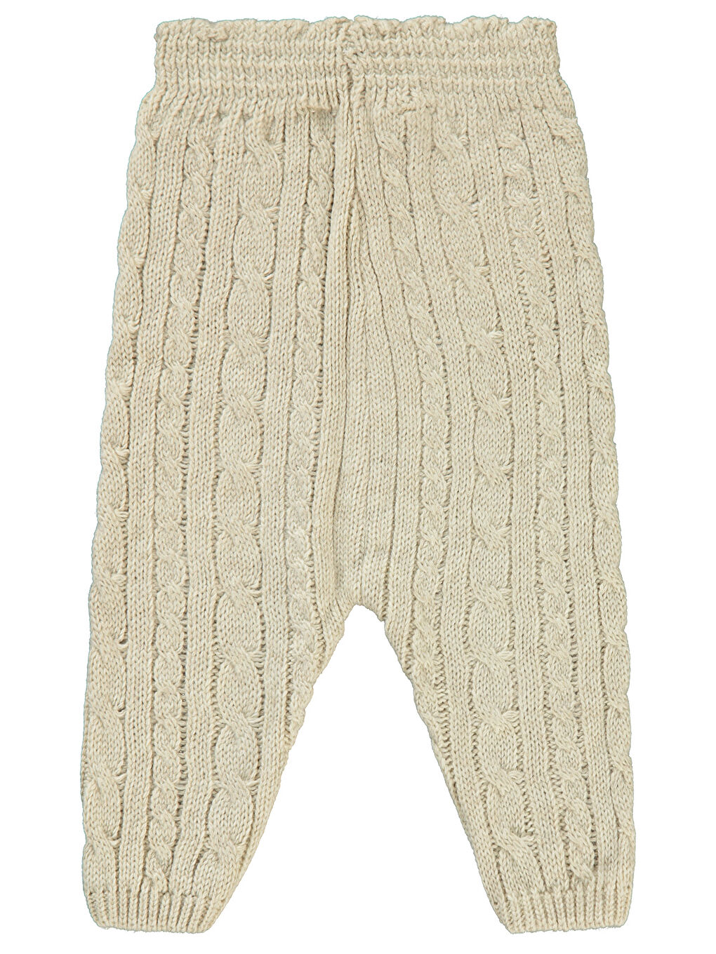 Baby Bebek Triko Patiksiz Tek Alt 3-12 Ay Bej-1