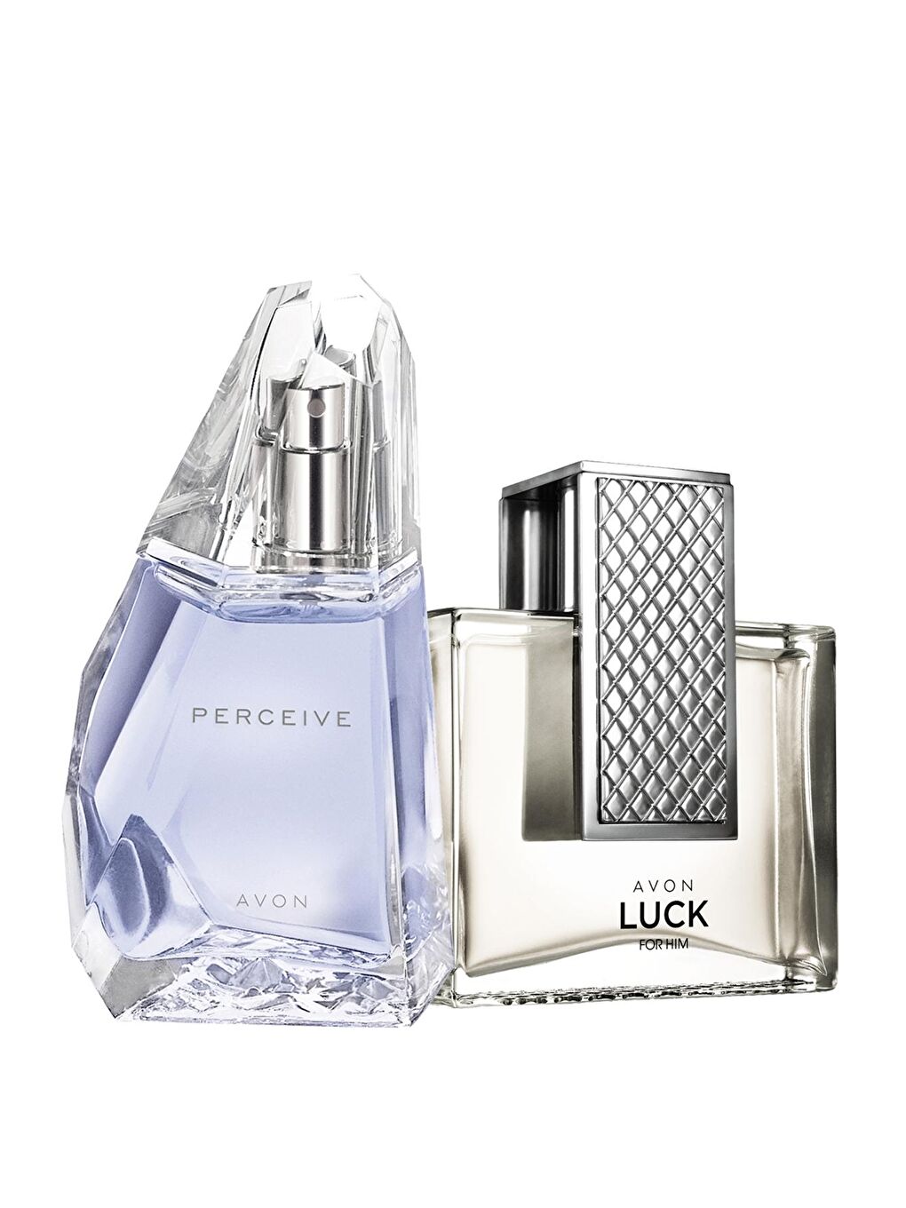 AVON Renksiz Luck Erkek Parfüm ve Perceive Kadın Parfüm Paketi