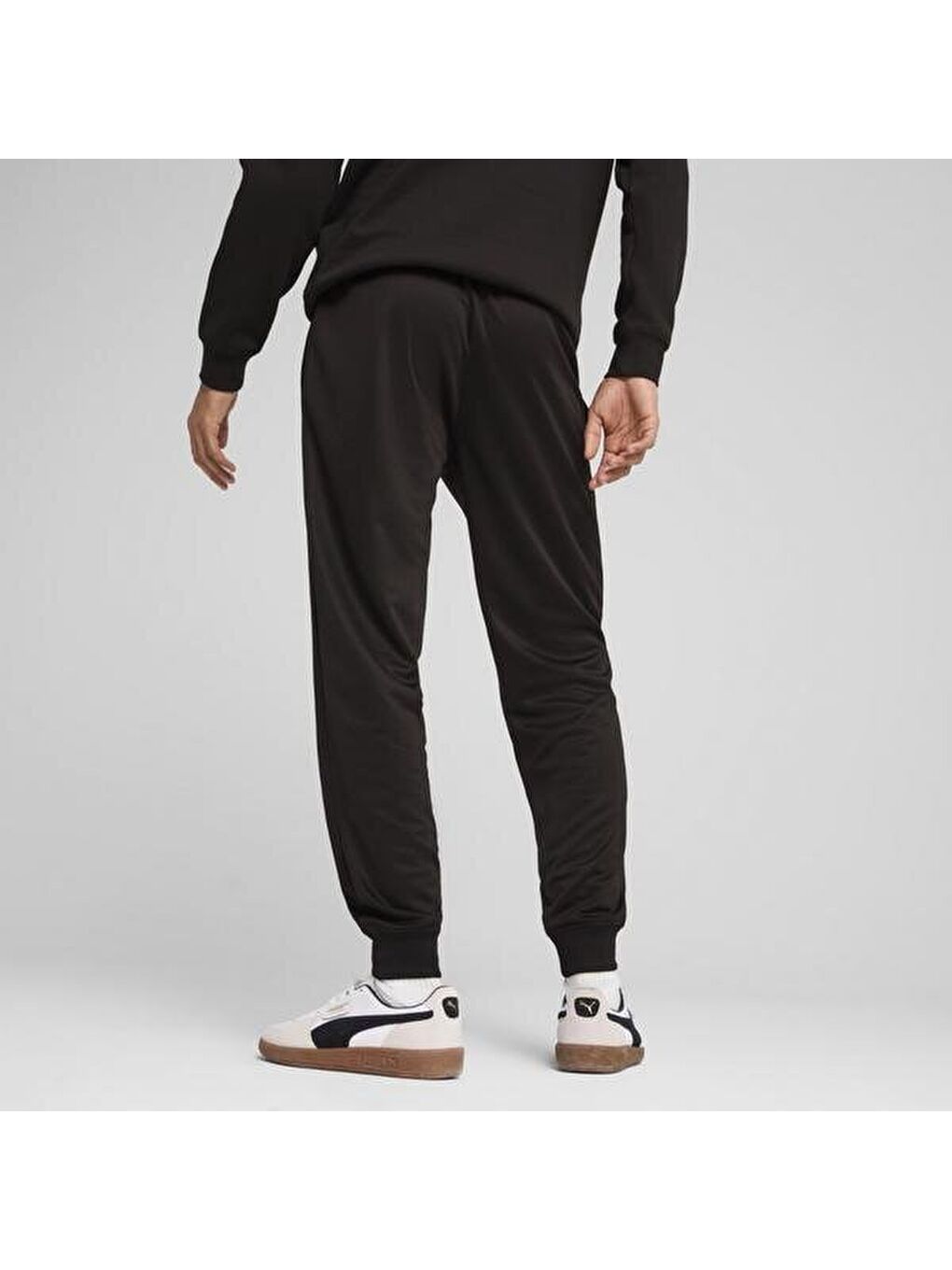 Essentials No 1 Logo Poly Erkek Siyah Eşofman Altı-4