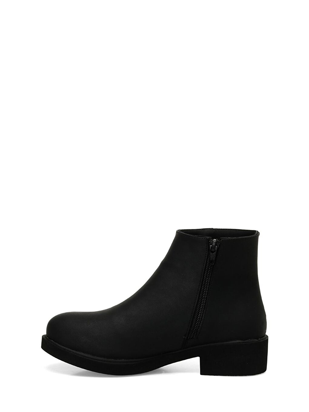 24K-593 4PR Siyah Kadın Düz Bot-2