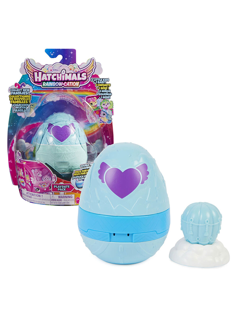 Hatchimals Renksiz CollEGGtibles Rainbow Cation Yumurta Oyun Seti 6064443