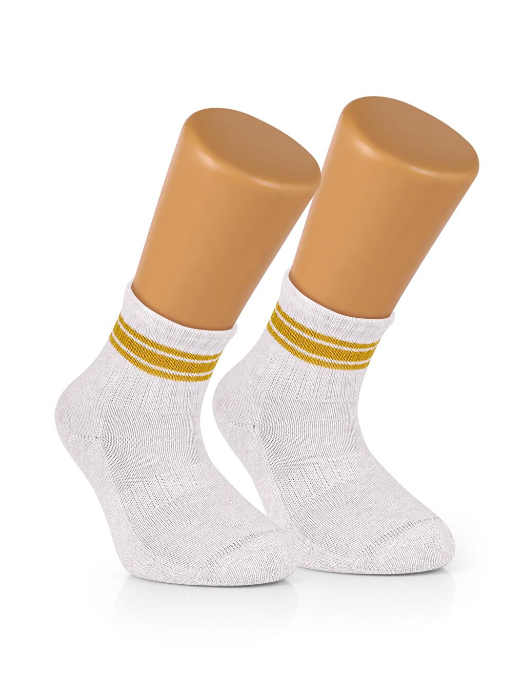 OZZY SOCKS Karışık 4 ÇİFT Dikişsiz Pamuklu Kız Bebek Çocuk Çizgili Soket Çorap - 1