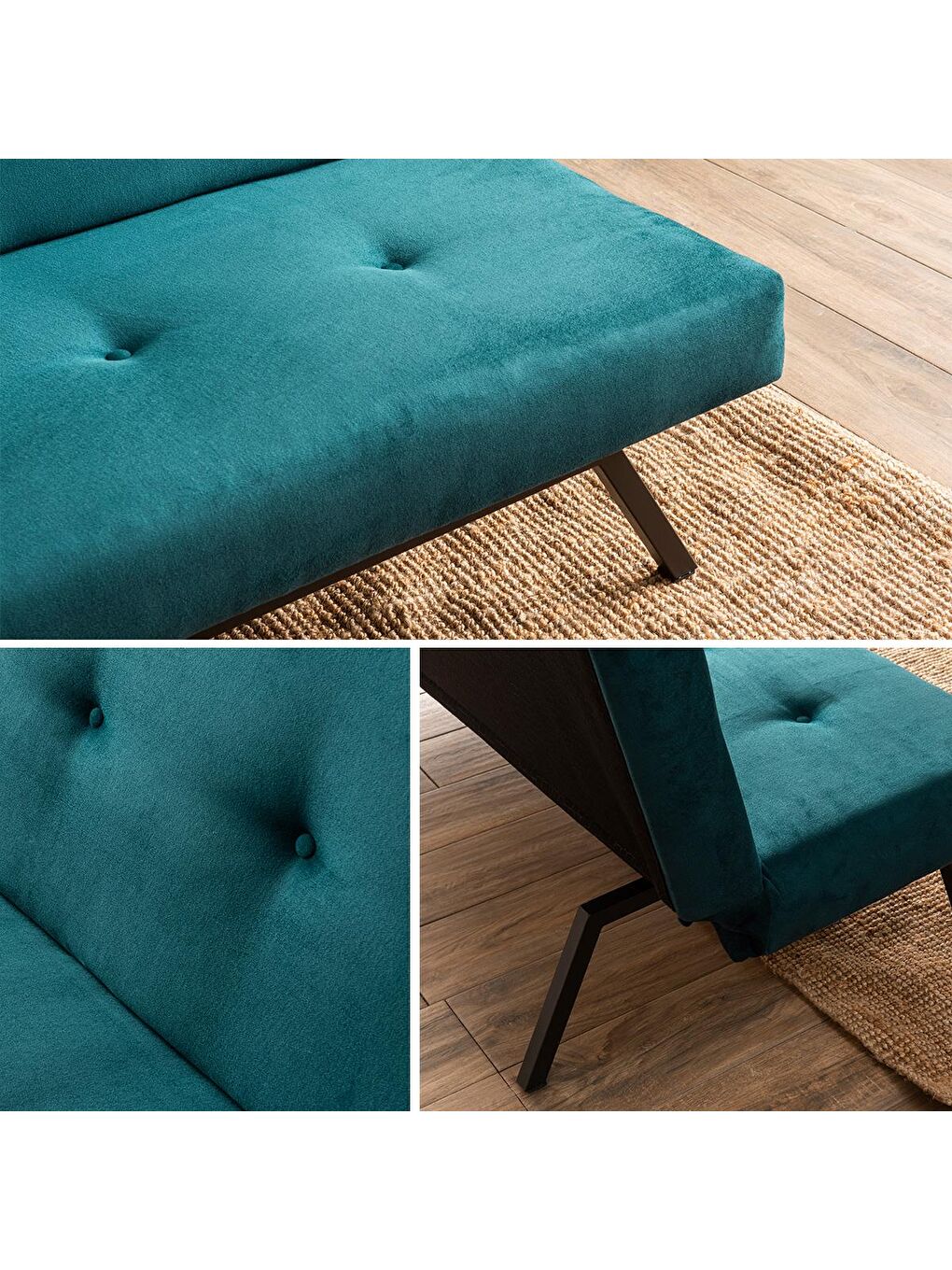 Zola Üçlü Yataklı Koltuk - Soho Petrol-6