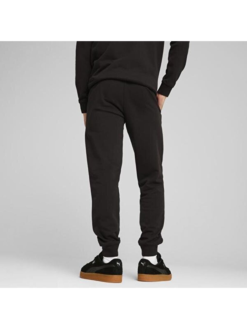 Essentials No 1 Logo Erkek Siyah Eşofman Altı-1