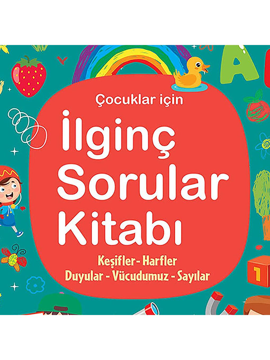 Yakamoz Karışık İLGİNÇ SORULAR KİTABI - TURKUAZ - KEŞİFLER, HARFLER, DUYULAR, VÜCUDUMUZ, SAYILAR - 2