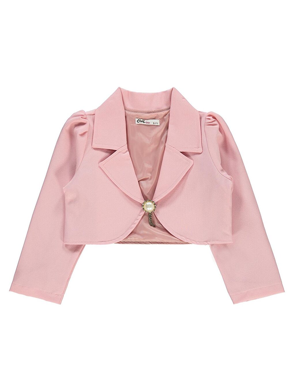 Pembe Girls Kız Çocuk Bolero 6-9 Yaş Pudra