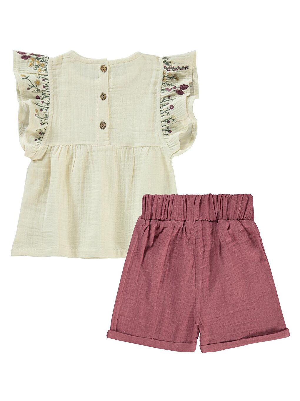 Girls Kız Çocuk Takım 2-5 Yaş Mürdüm-1