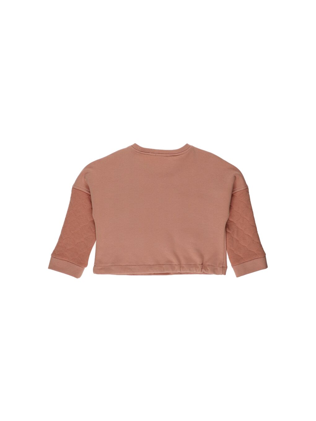 Panço Somon Kız Çocuk  Çift Cep Detaylı Sweatshirt - 1