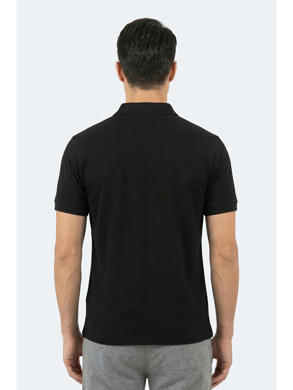 Katına Erkek Polo Yaka Siyah Tişört-3