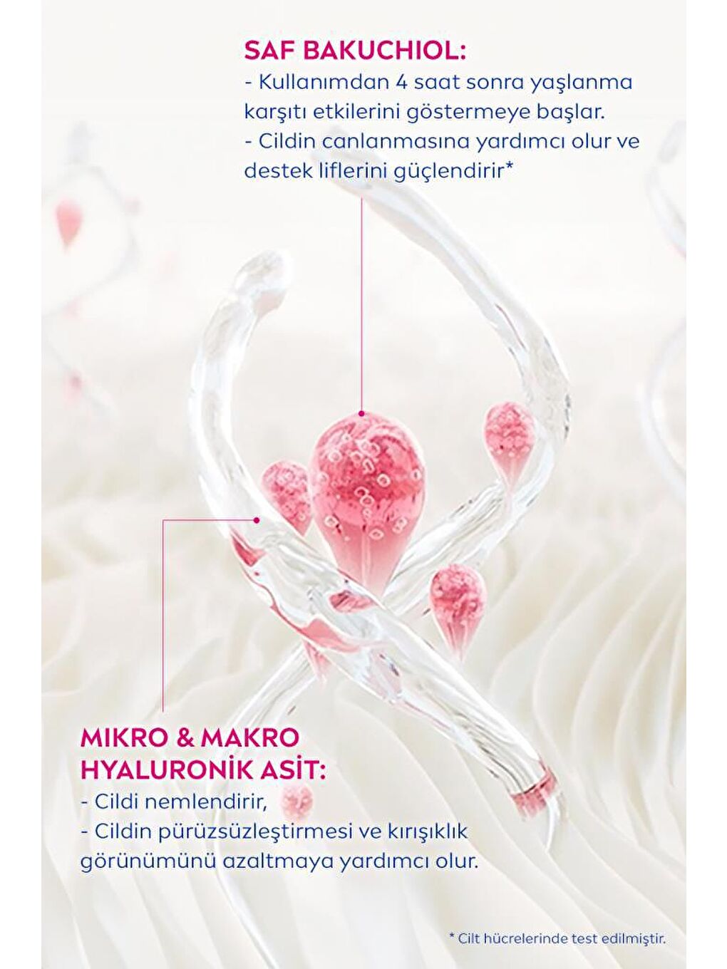 NIVEA Cellular Expert Lift Saf Bakuchiol, Hyaluronik Asit, Yaşlanma Karşıtı Gündüz Ve Gece Yüz Kremi 50 ml - 6