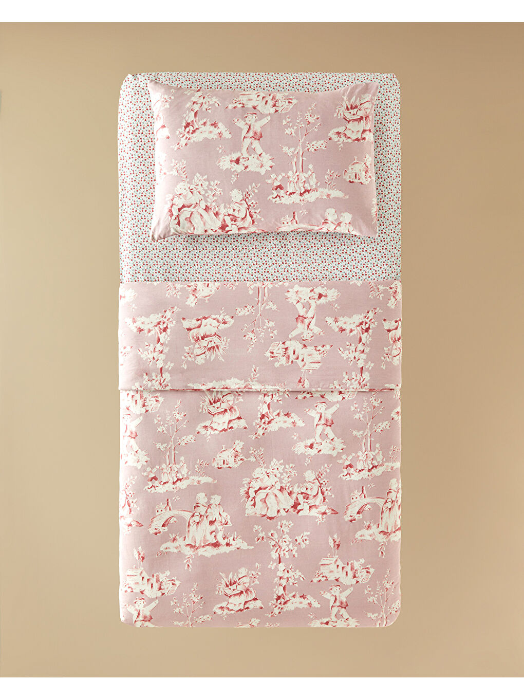 Bearette Pamuklu Çocuk Nevresim Takımı Pembe