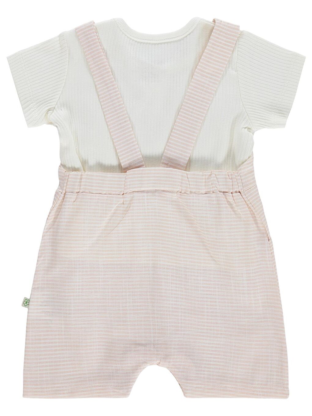 Biorganik Sweet Garden 3-9 Ay Takım Salopet - Ekru-2