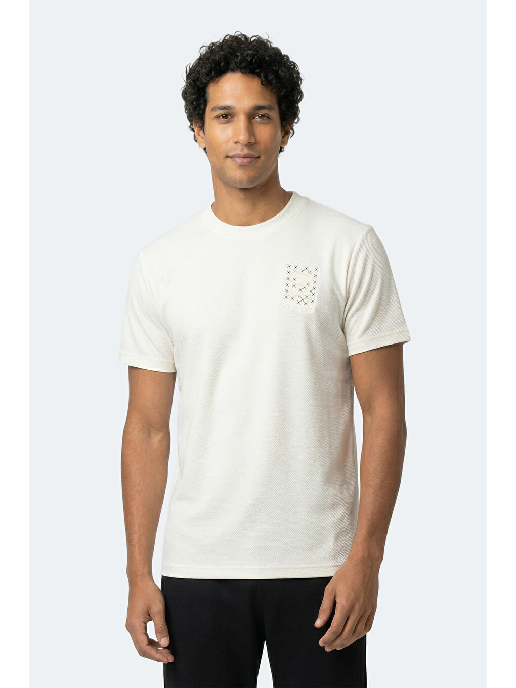 Zegna Erkek Beyaz Tişört-2