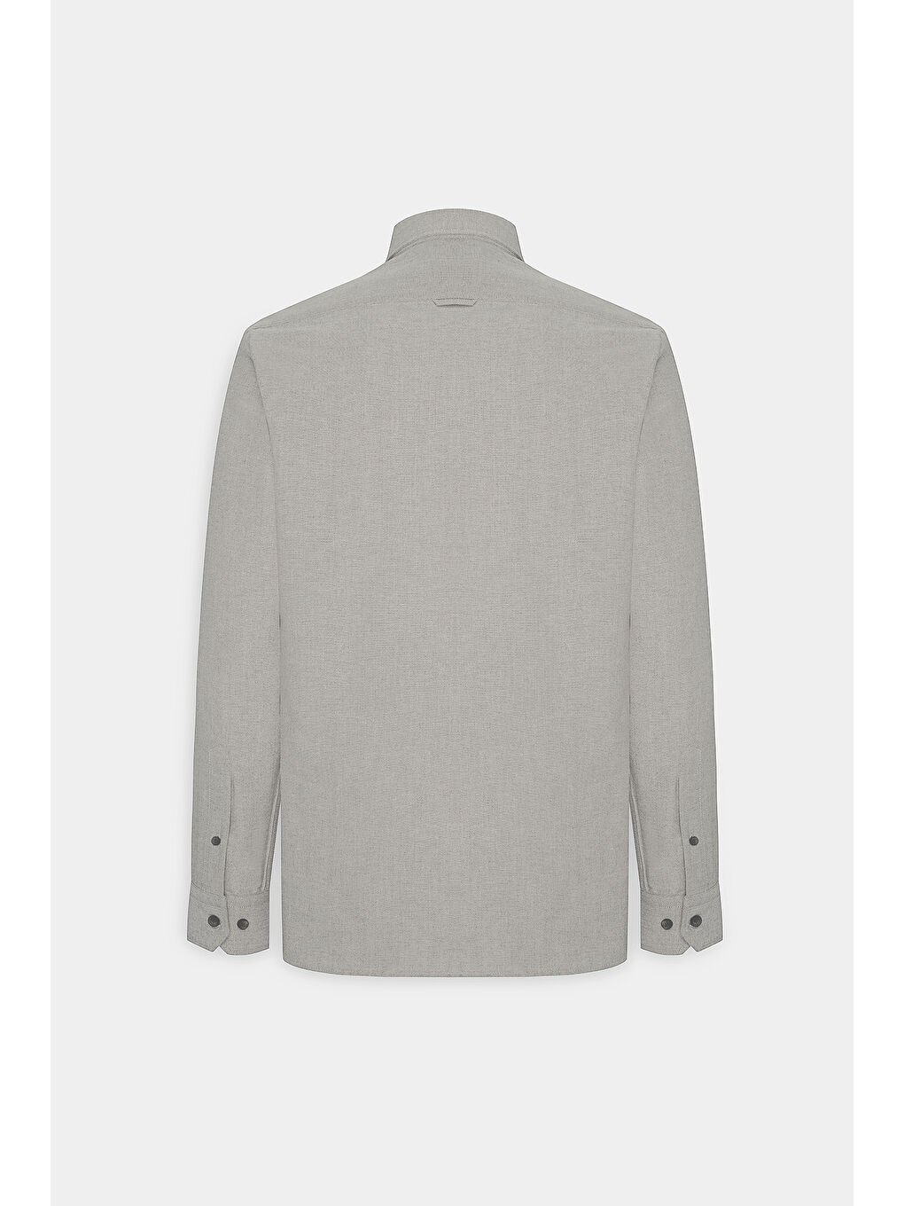 Erkek Haki Slim Fit Dar Kesim Düğmeli Yaka Pamuklu Oxford Gömlek-7