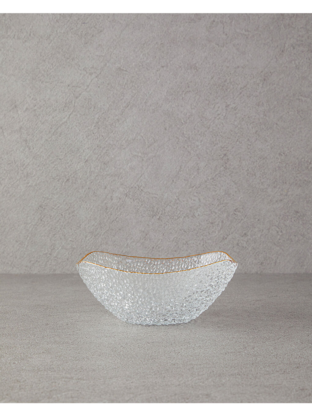 Sarı Giselle Cam Kase 19 cm Gold