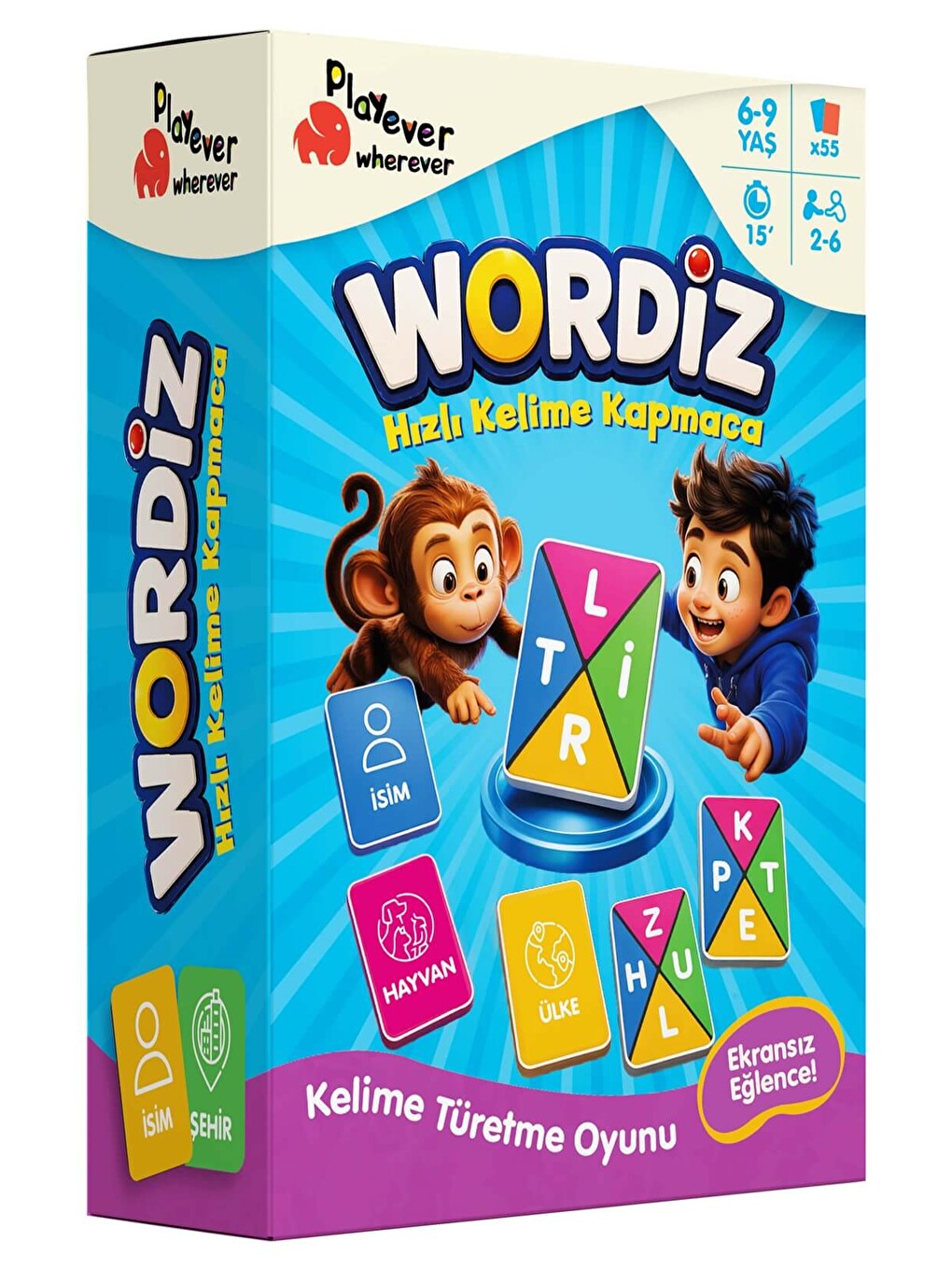 Wordiz, Hızlı Kelime Kapmaca ve Hafıza Kart Oyunu (6-9 Yaş)-2