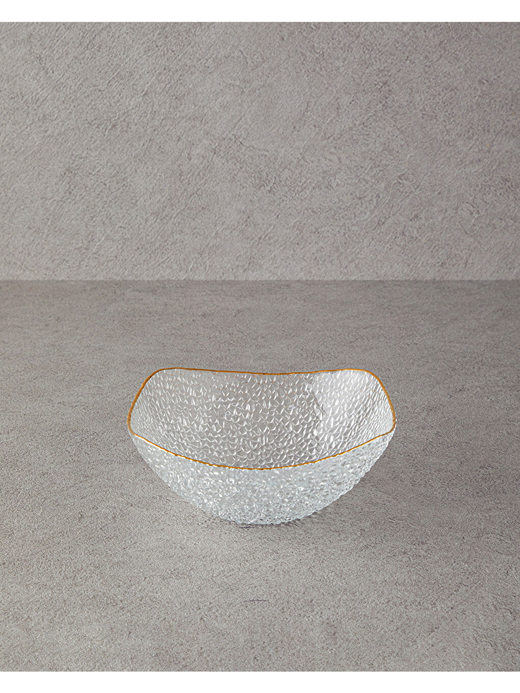 Sarı Giselle Cam Kase 19 cm Gold-1