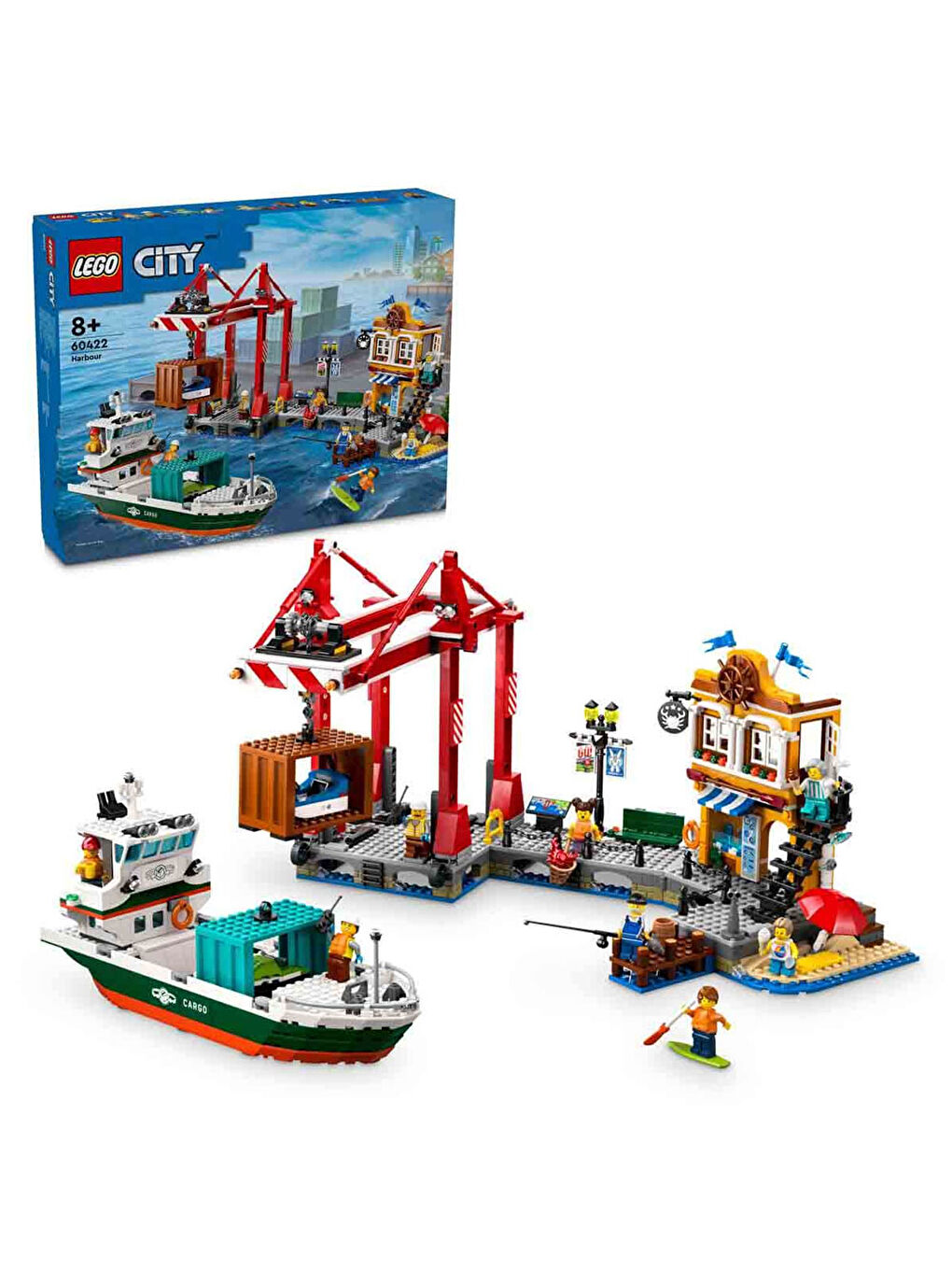 Lego Renksiz City Yük Gemili Liman Oyuncağı 60422