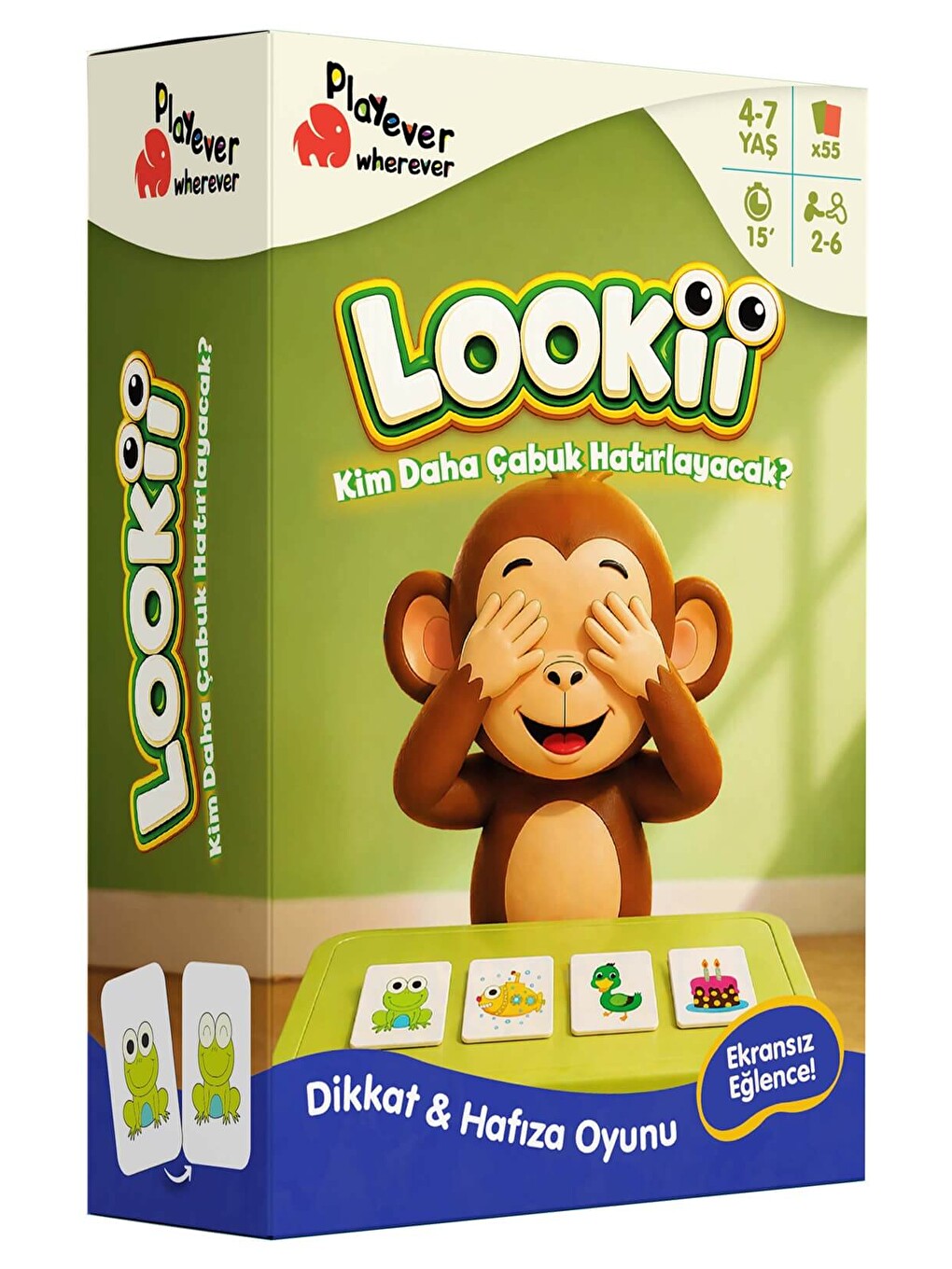 Lookii, Görsel Hafıza Ve Dikkat Geliştirme Kart Oyunu (4-7 Yaş)-2