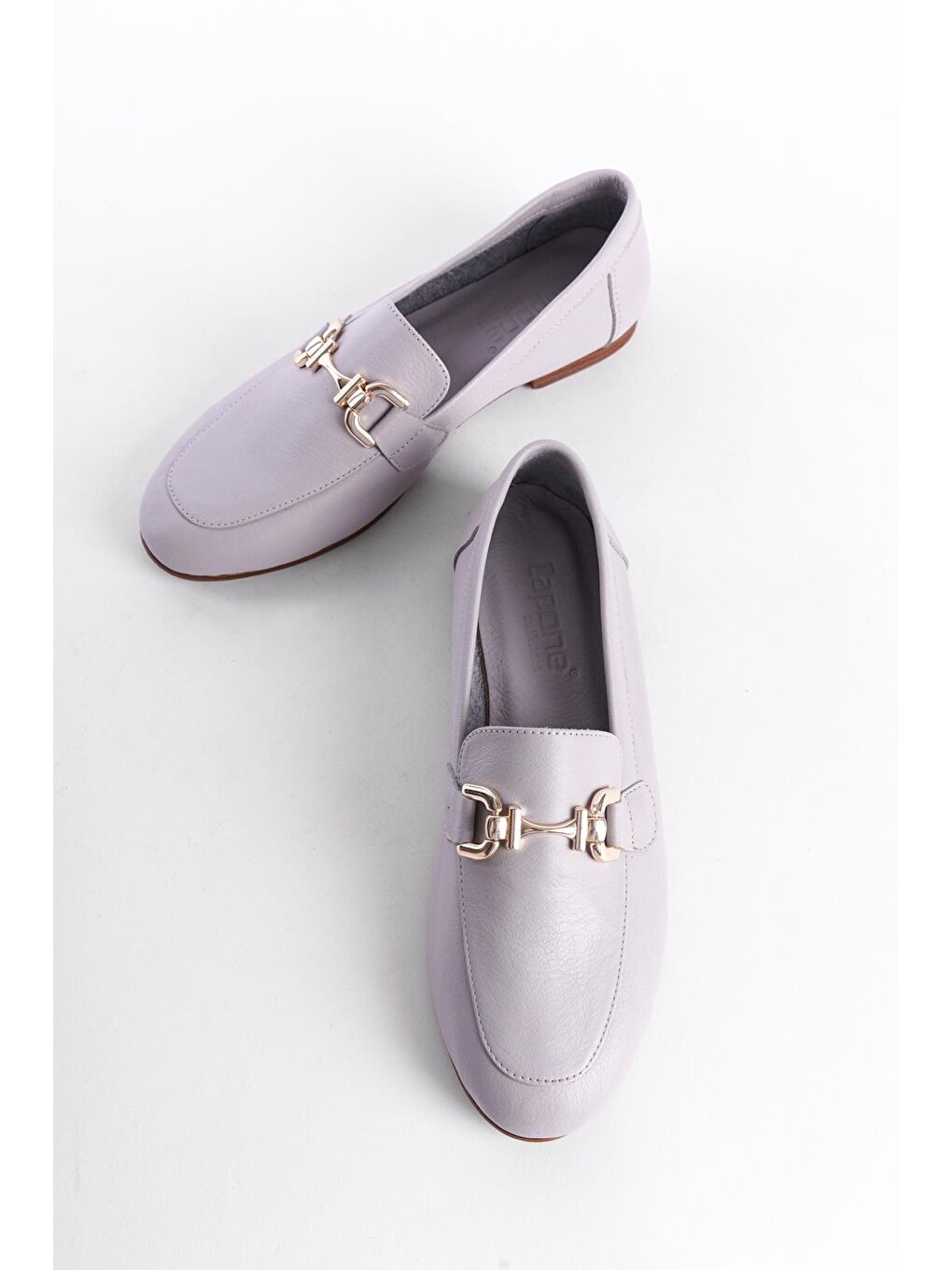 Gri Aplike Detaylı Kadın Babet-2