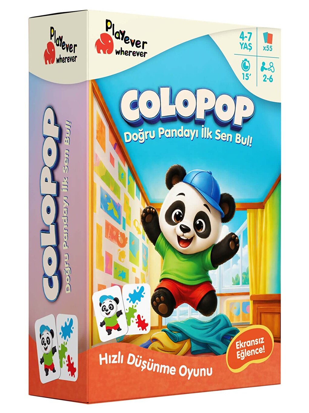 Colopop, Hızlı Düşünme ve Görsel Dikkat Kart Oyunu (4-7 Yaş)-2